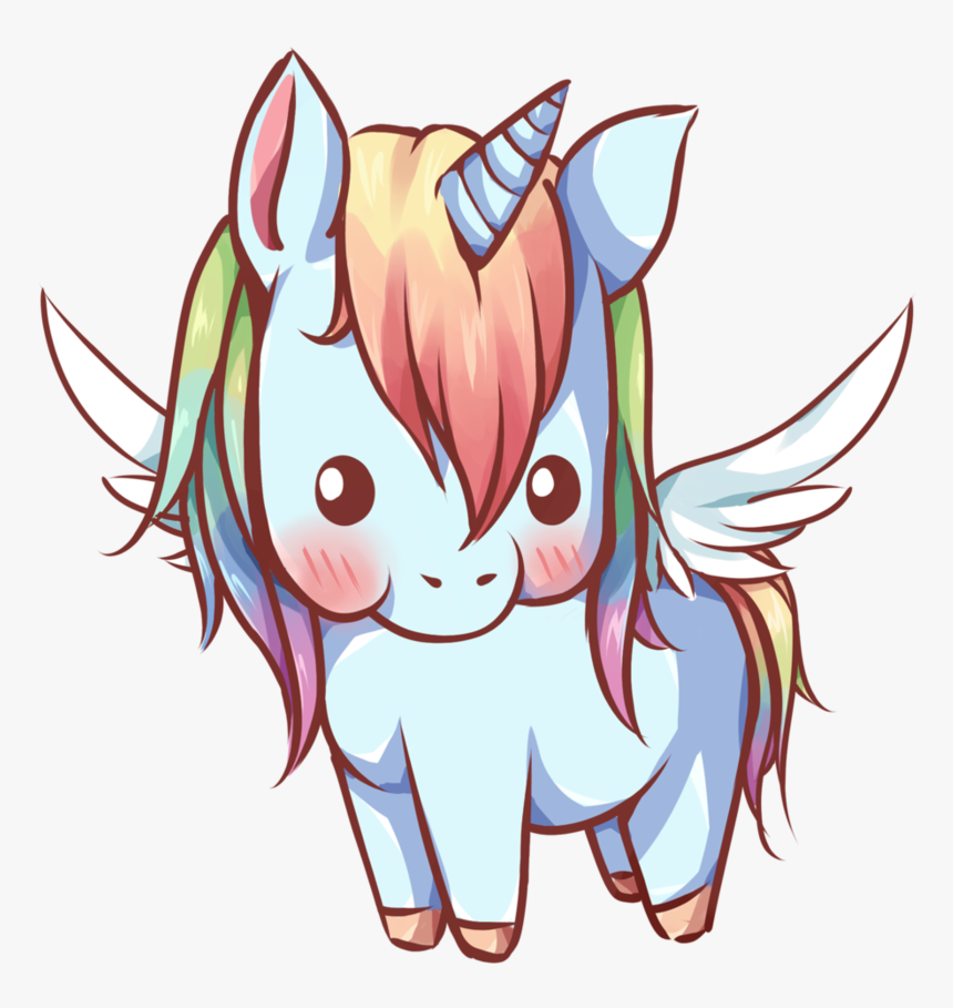 Pegasus With Horn Cartoon, HD Png Download