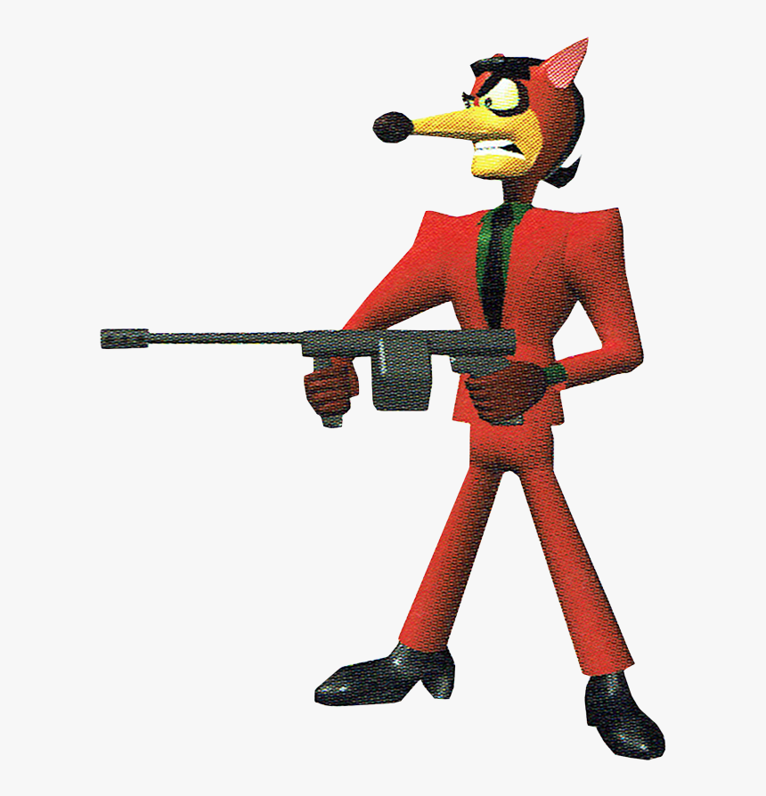 Pinstripe Potoroo - Picture - Crash Bandicoot 1 Pinstripe Potoroo, HD Png Download