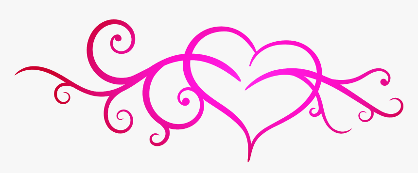 Heart Pink Design Transparent, HD Png Download