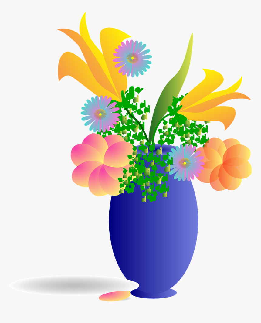 Bunches Of Flowers Clip Art, HD Png Download