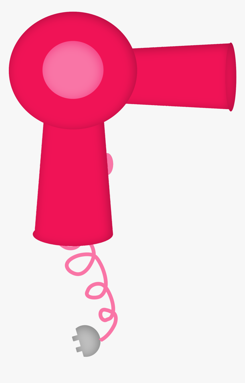 Pink Blow Dryer Clip Art, Png Download, Transparent Png