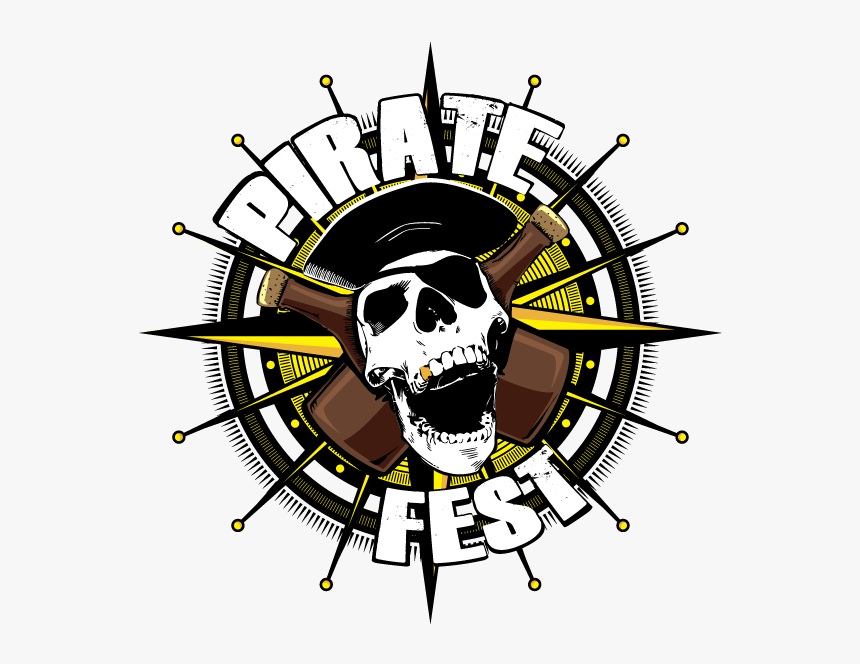 Pirate Fest Logo Design - Illustration, HD Png Download