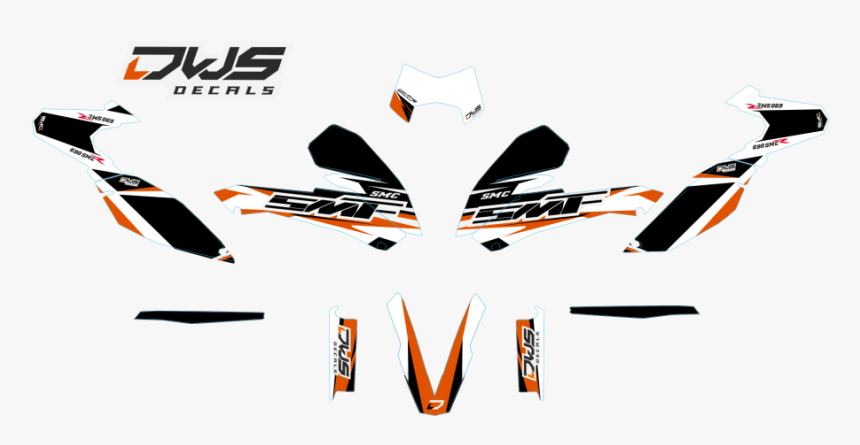 Kit Decals Ktm Smc 690 2008, HD Png Download