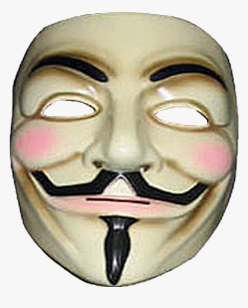 #freetoedit #anonymousmask #anonymoussticker #remixit - Transparent V For Vendetta Mask Png, Png Download