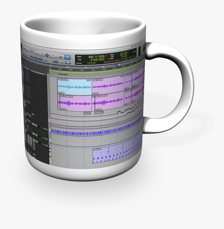 Avid Pro Tools Mug, HD Png Download