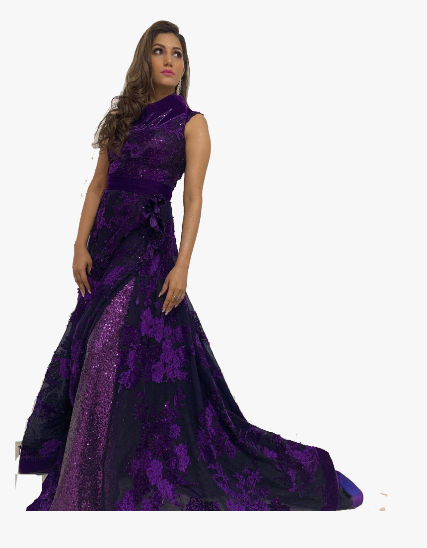 Sapna Choudhary Png Free Image Download - Gown, Transparent Png