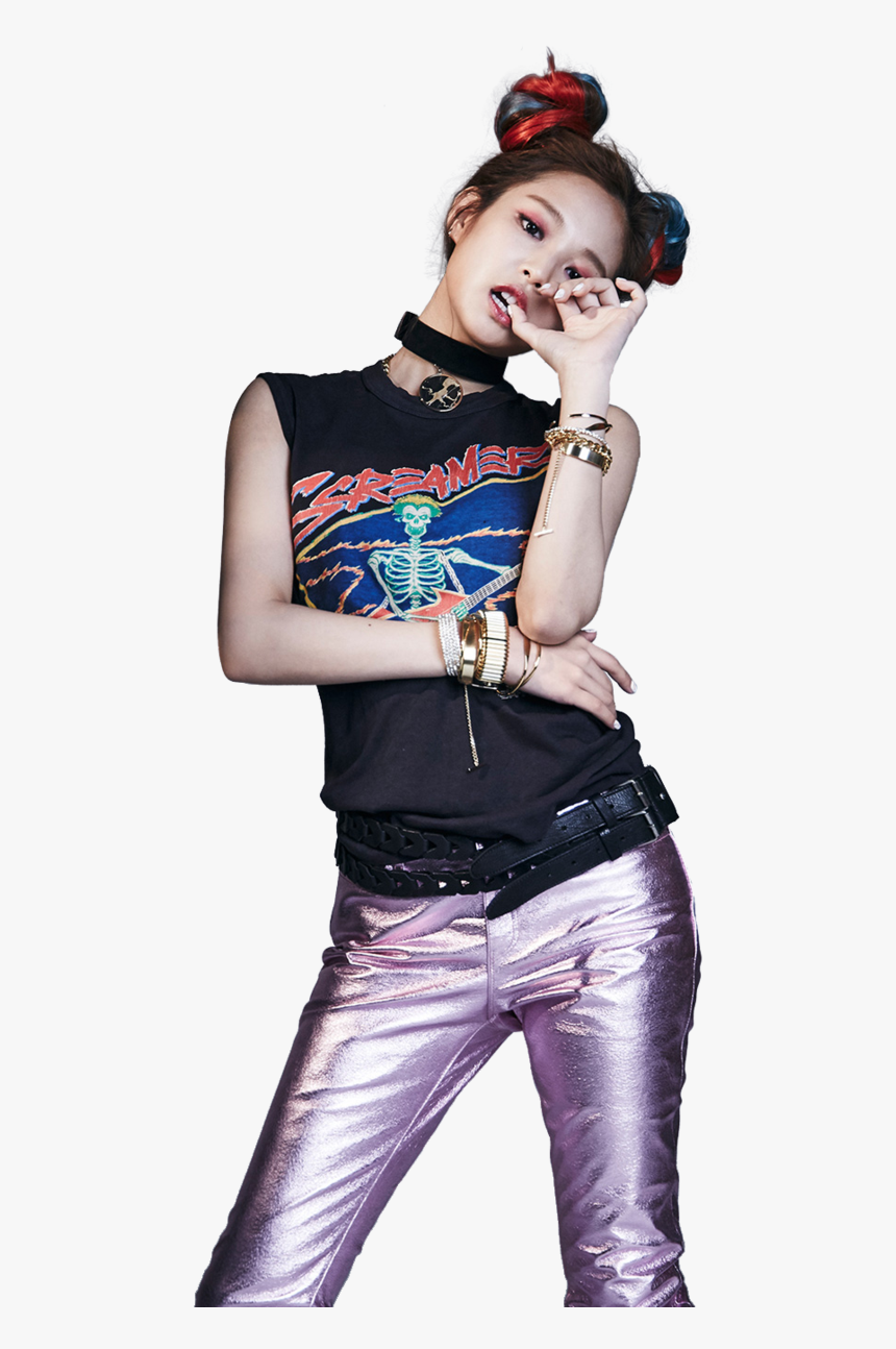 Png Jennie Black Pink, Transparent Png