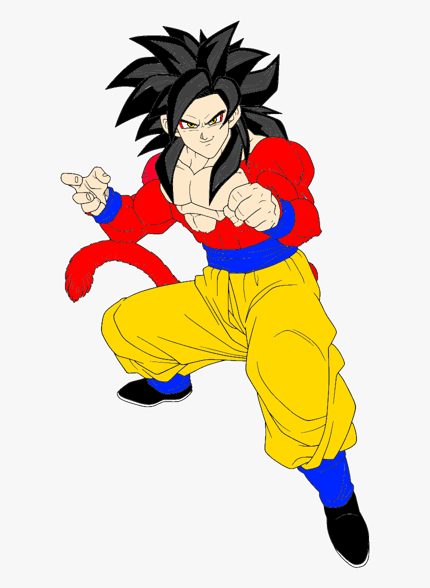 Thumb Image - Super Saiyan Four Goku, HD Png Download