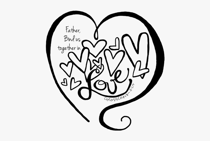 Hearts Arthouse Doodleheartssuecarrollpm Doodleheartscomplete - Hearts Doodle Png White, Transparent Png
