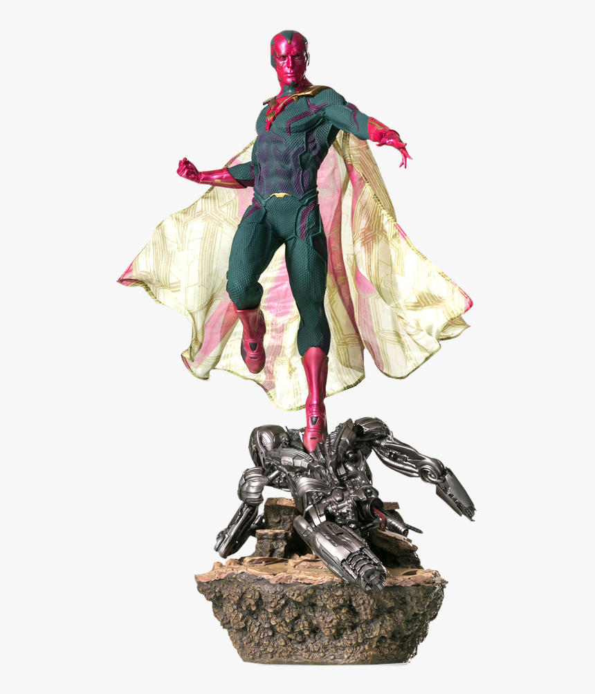 Vision 1/6th Scale Diorama Statue - Avengers Age Of Ultron 1 6 Statuen, HD Png Download