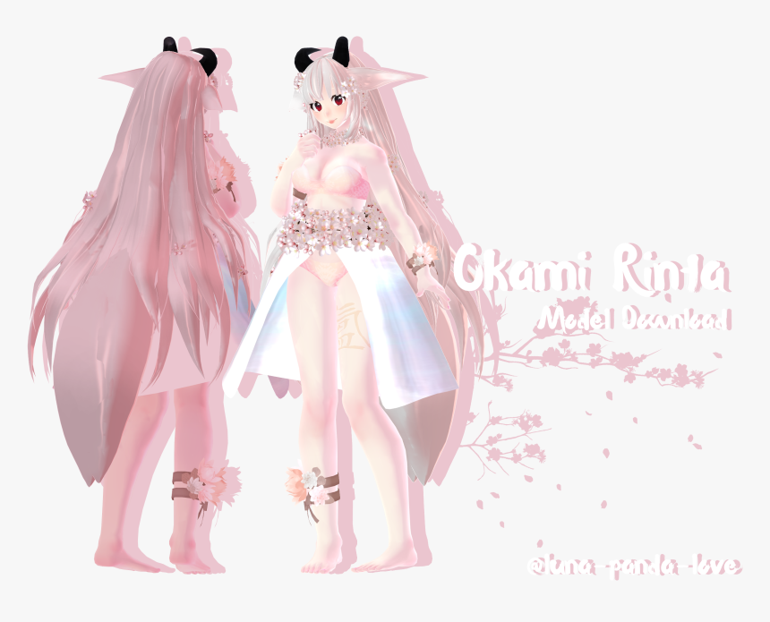 Mmd Okami, HD Png Download
