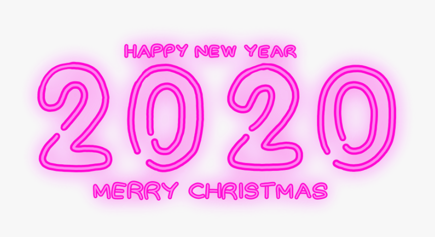 #christmas #2020 #neon #pink #newyear #merychristmas - Graphic Design, HD Png Download