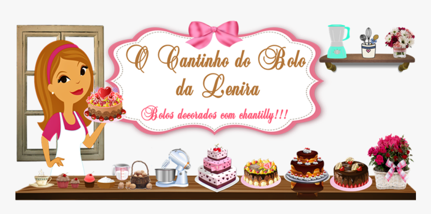 O Cantinho Do Bolo Da Lenira - Sugar Cake, HD Png Download