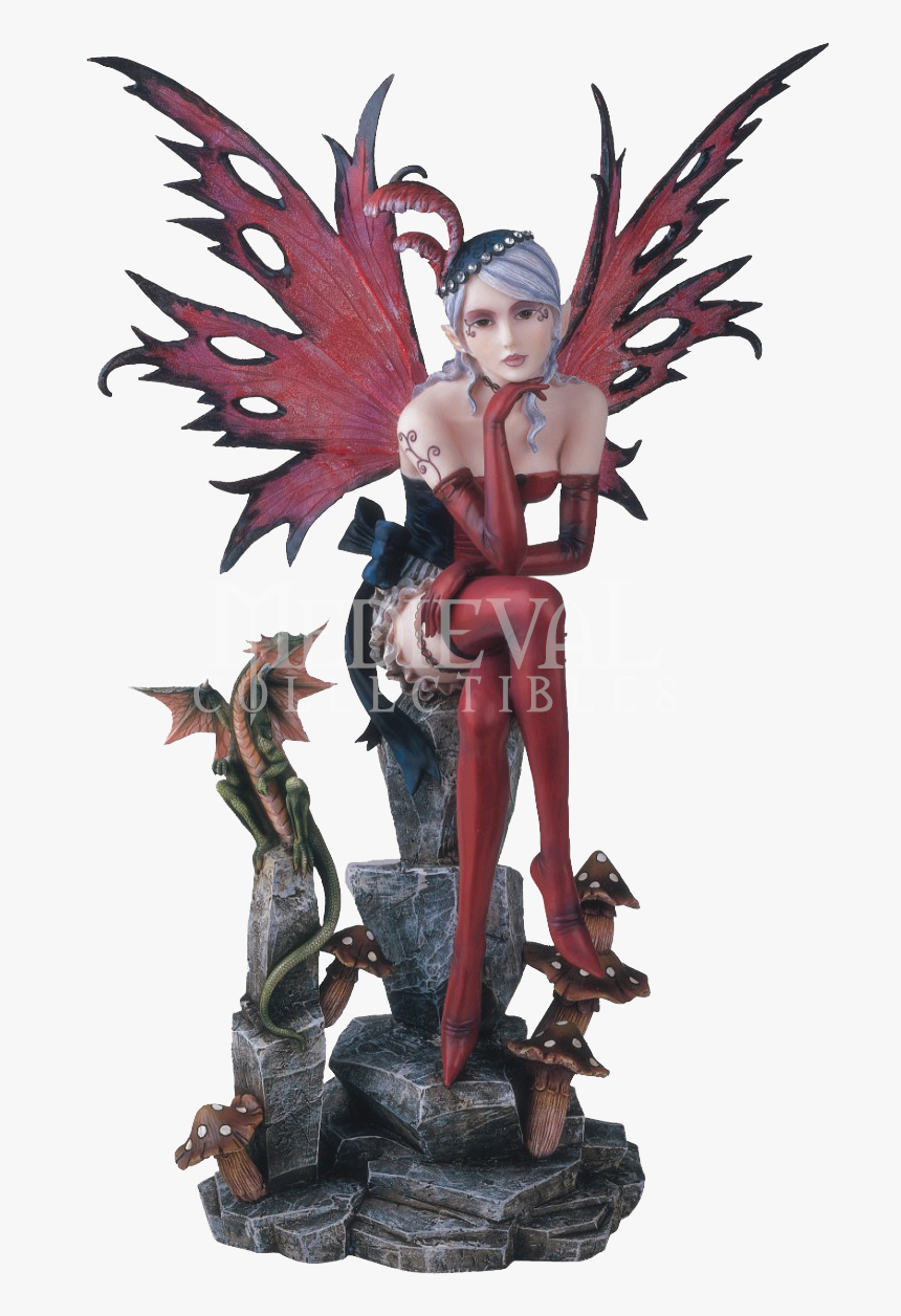 Dark Fairy Figurine, HD Png Download