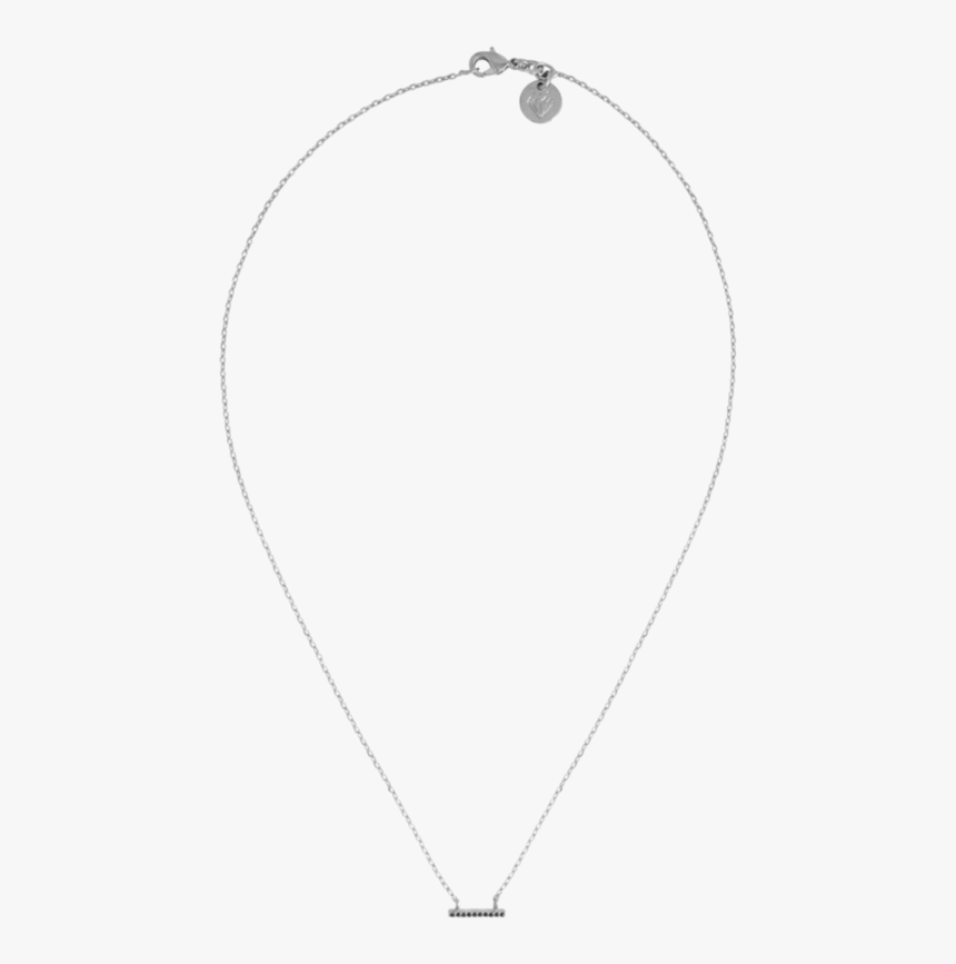 Collar Glitter White Triangle Baño Oro - Necklace, HD Png Download