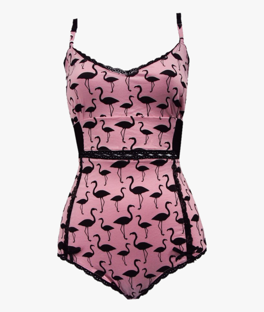 #png #bathingsuit #swimsuit #aesthetic #flamingos #cute - Maillot, Transparent Png
