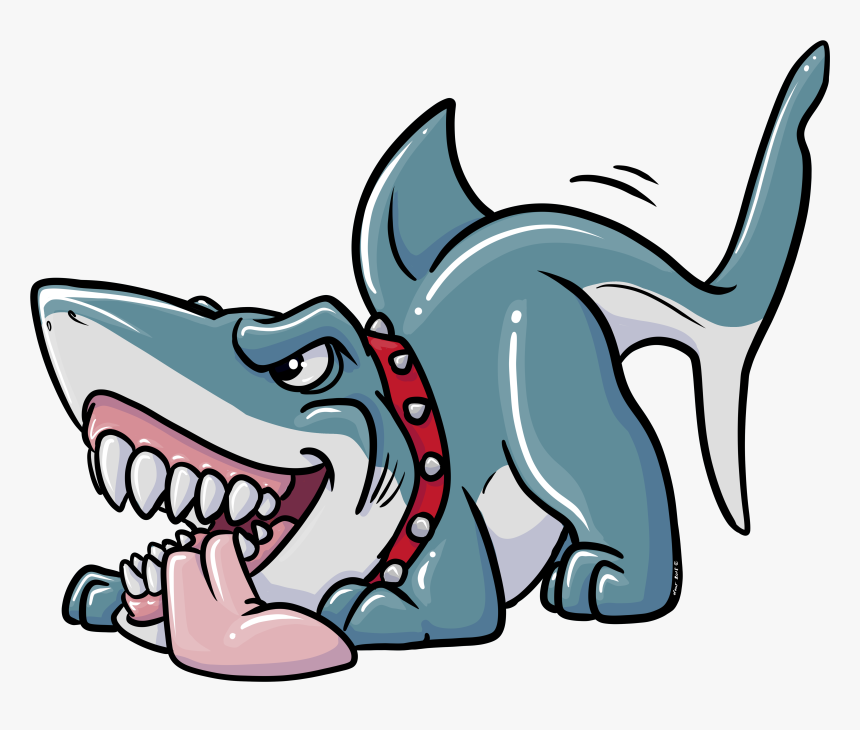 Shark Dog Cartoon, HD Png Download