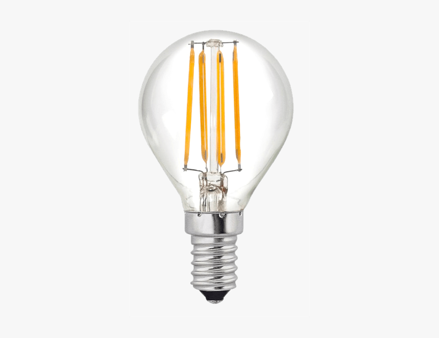 Bulb Esferica E14 Clara - Incandescent Light Bulb, HD Png Download