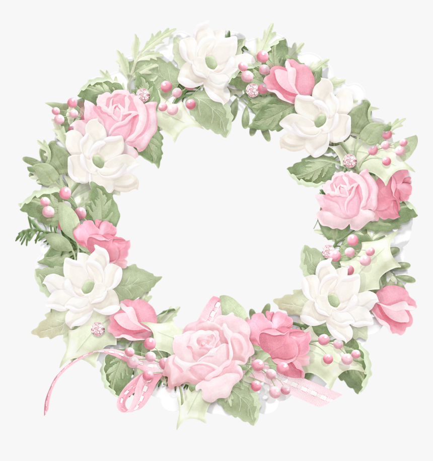 Flower Background Circle Png, Transparent Png