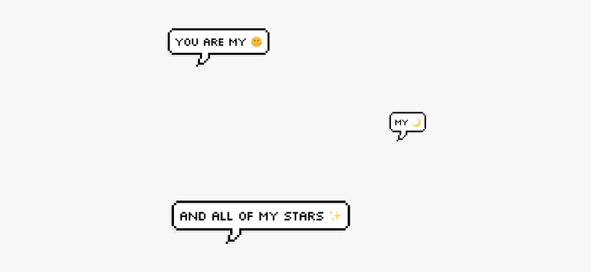#sun #moon #star #pixeltext #youarethebest #youaremymoon - Parallel, HD Png Download