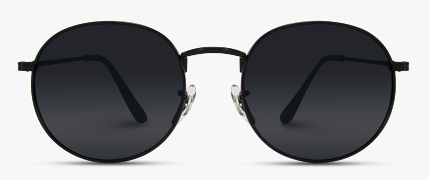 Round Sunglasses - Krewe Tortuga Matte Black, HD Png Download