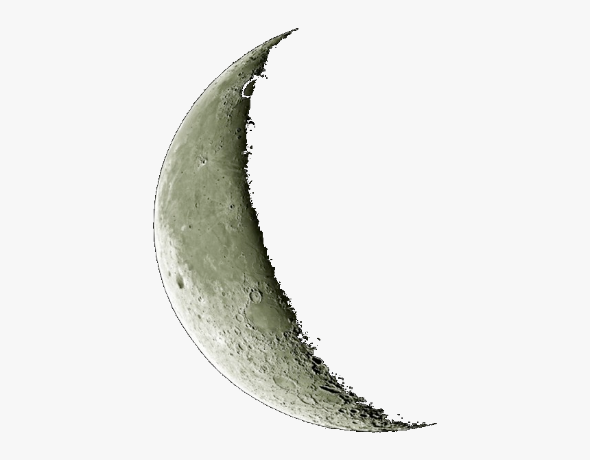 Crescent Moon Lunar Phase Image Portable Network Graphics - Transparent Real Crescent Moon, HD Png Download