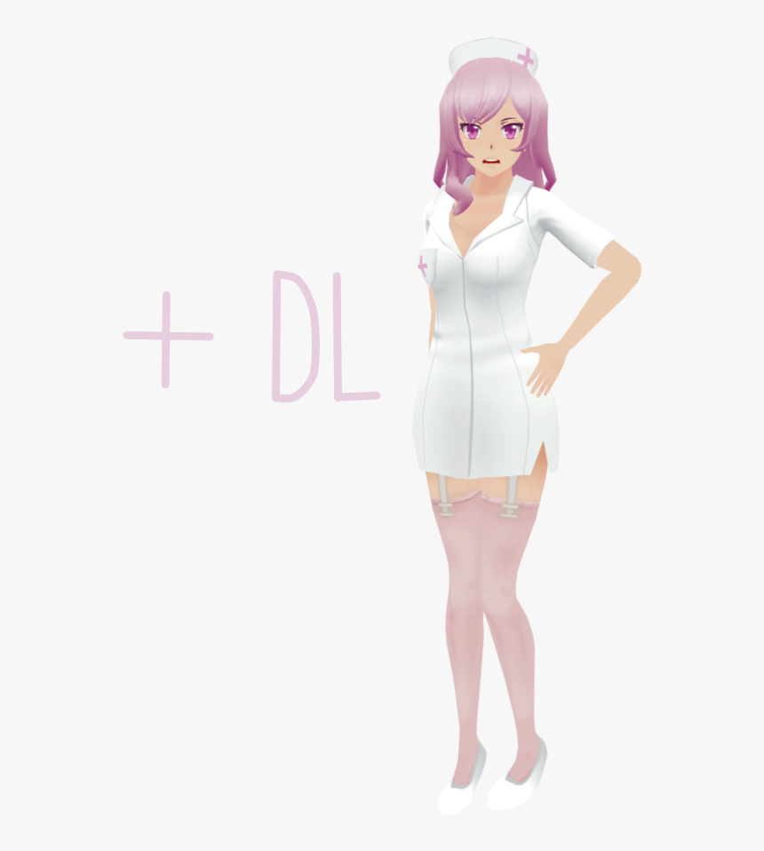 Mmd Nurse Model Dl, HD Png Download