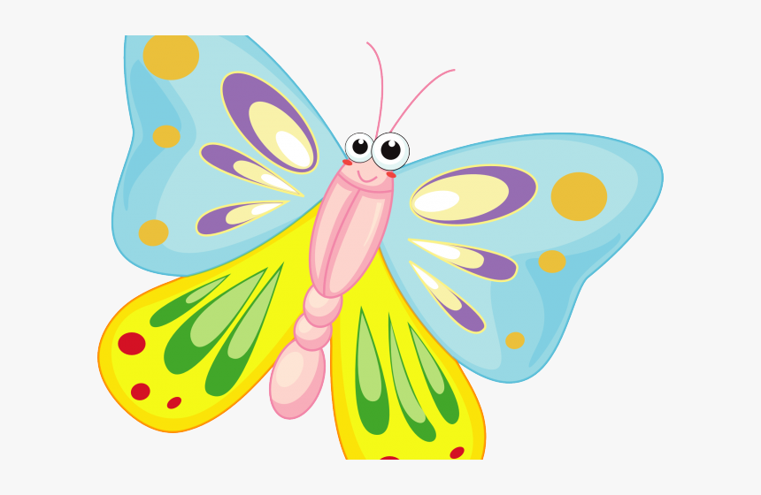 Red Clipart Butterfly - Butterfly Clipart, HD Png Download