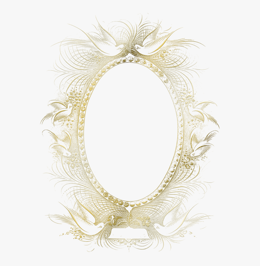 Golden Frames - Circle, HD Png Download
