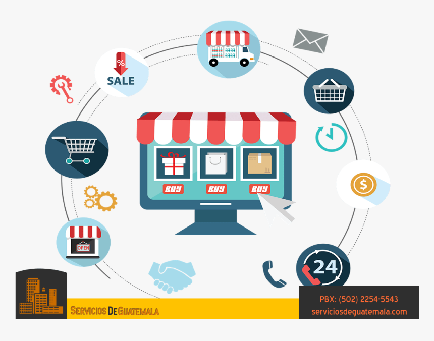 Mensajeria Envios Entregas Tiendas En Linea Paqueteria - E Commerce Png, Transparent Png