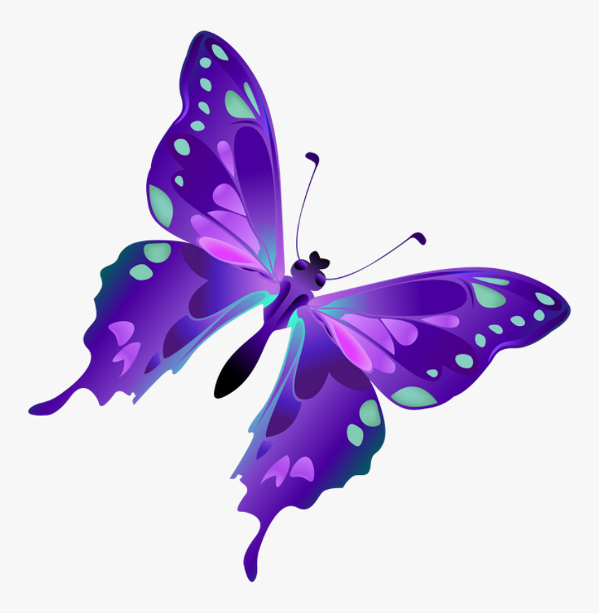 Adesivo De Parede Borboleta, HD Png Download