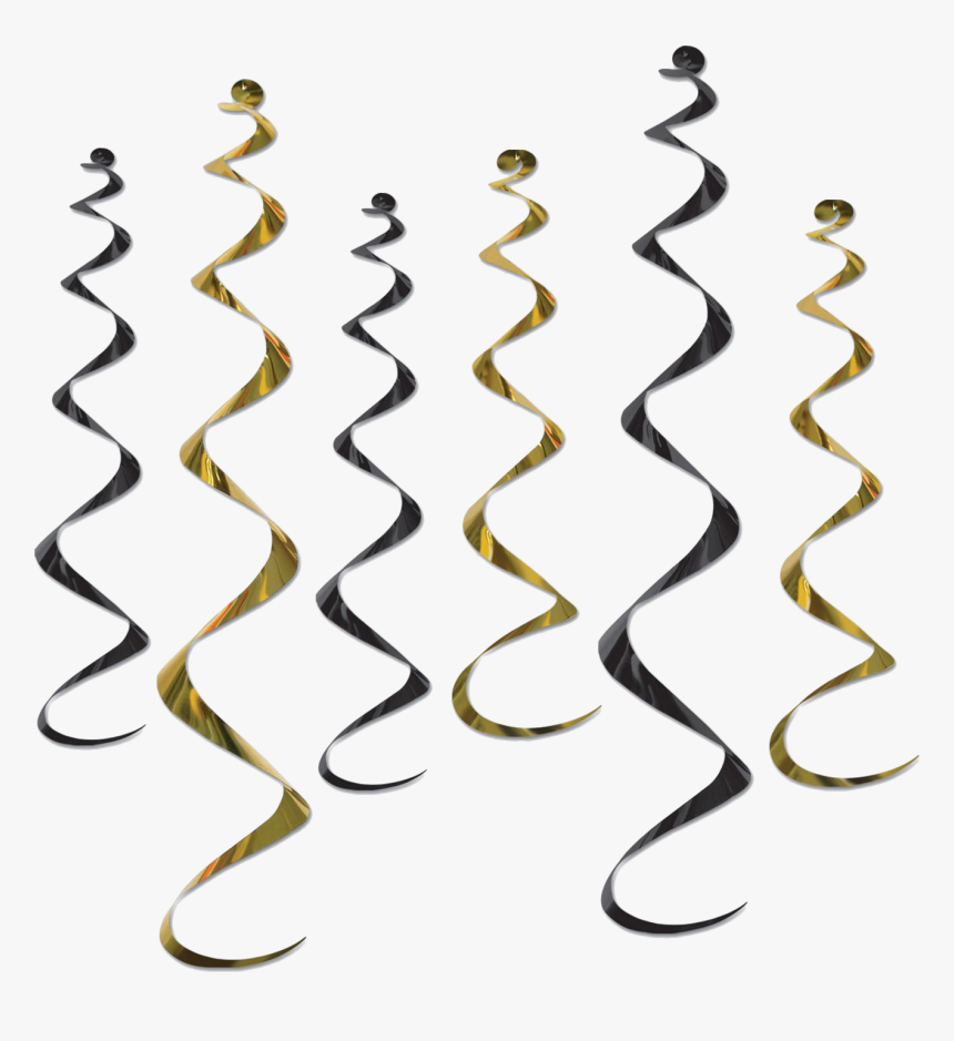 Black And Orange Streamers, HD Png Download