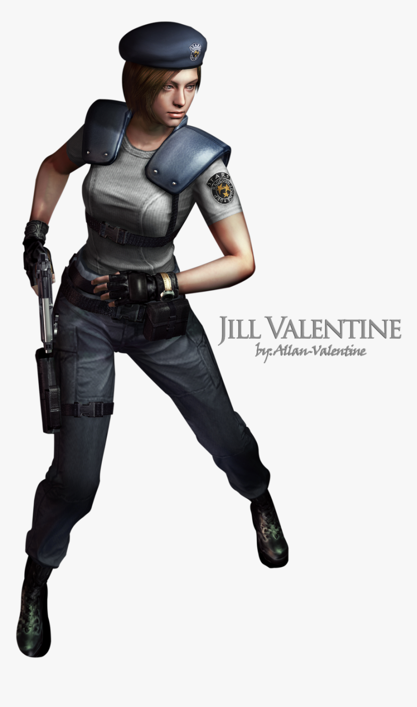 Resident Evil Jill Valentine Police, HD Png Download