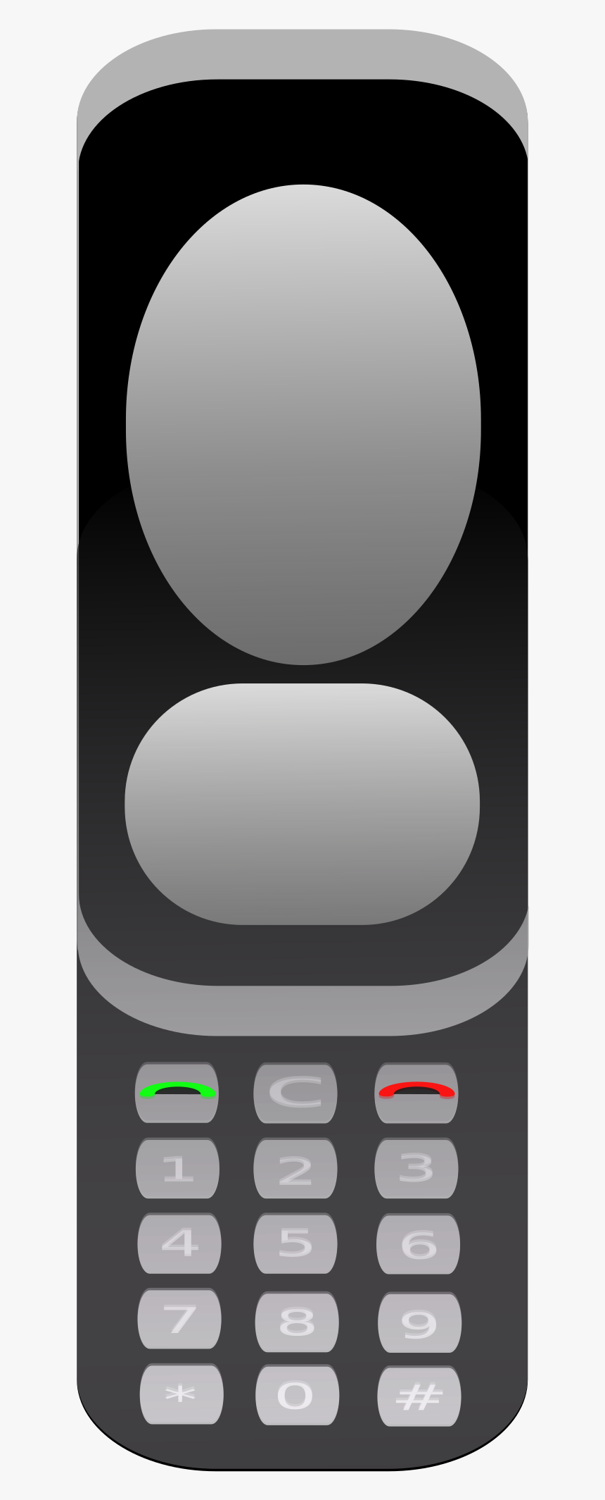 Svg Black And White Cell Shop Of Library - Gif De Celulares Png, Transparent Png