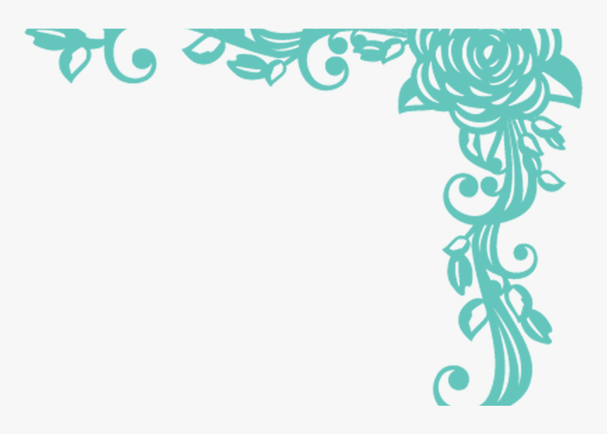 Transparent Corner Flourish Png - Motif, Png Download
