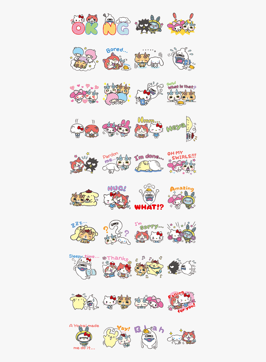 Sanrio Yo Kai Watch, HD Png Download