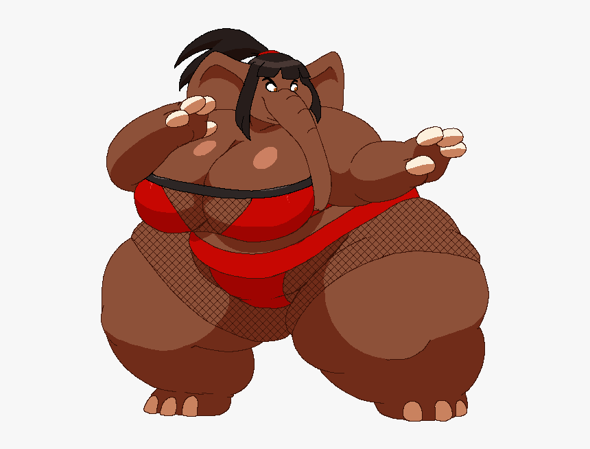 Jumba Elephant Stance - Kazecat Jumba, HD Png Download