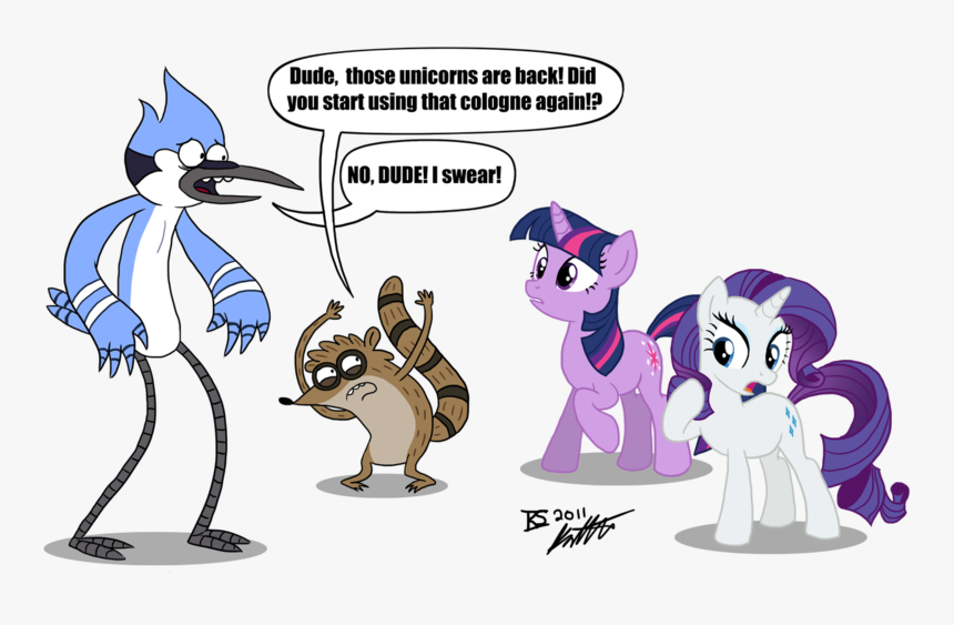 Mlp And Regular Show, HD Png Download