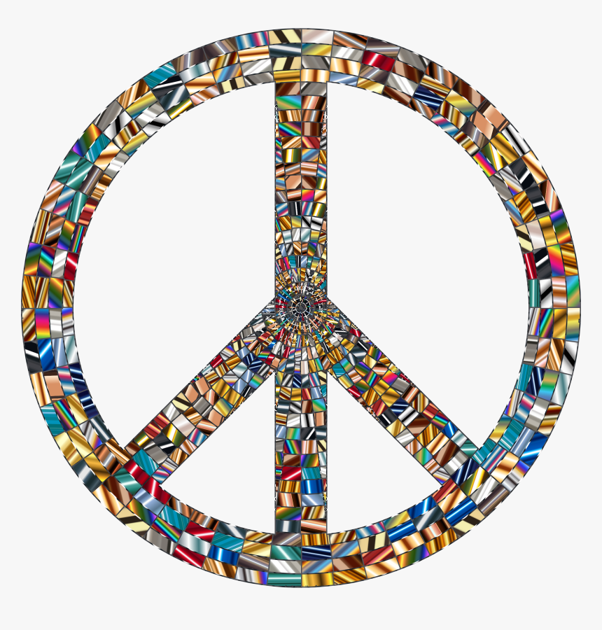 Prismatic Peace Sign 16 No Background Icons Png - Peace Sign With No Background, Transparent Png