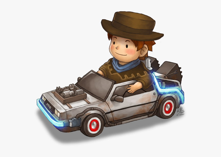 Delorean Time Machine Toy Back To The Future, HD Png Download