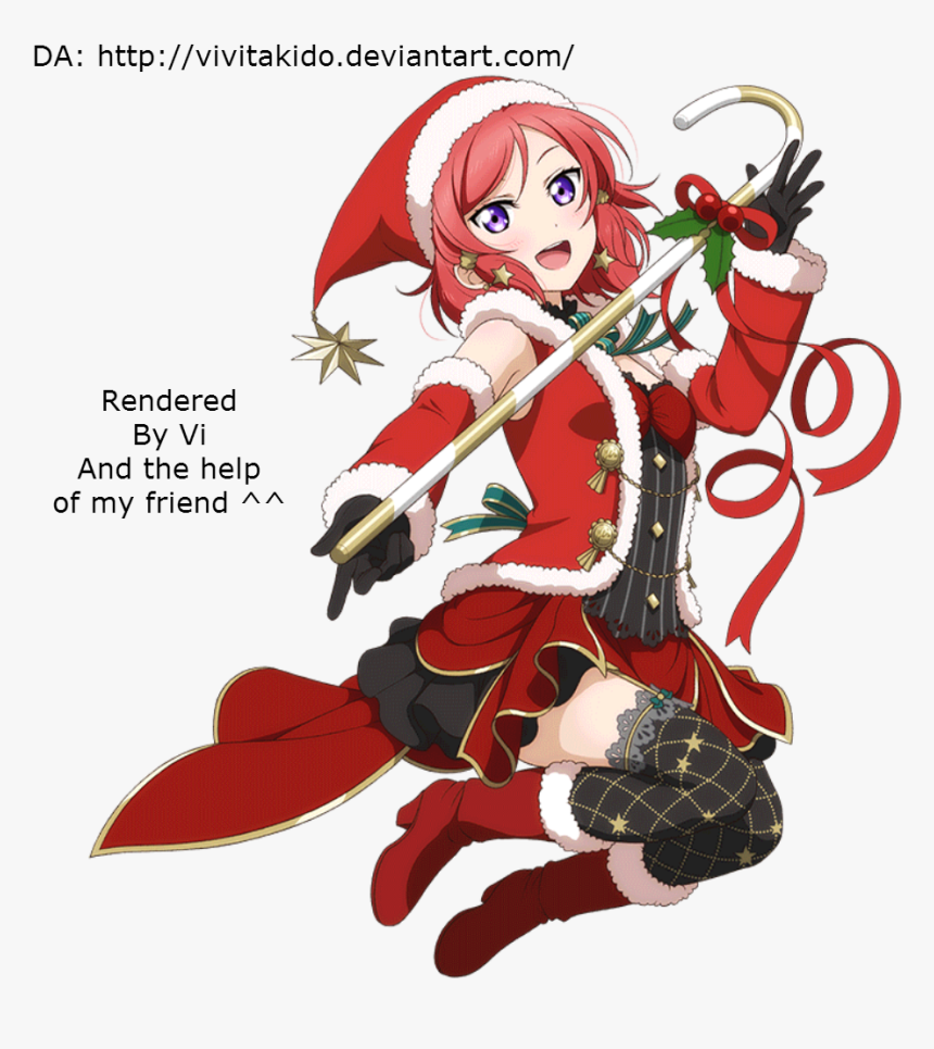 Tumblr Ng8ooslufp1tmrotho1 1280 By Vivit - Transparent Christmas Anime Girl, HD Png Download