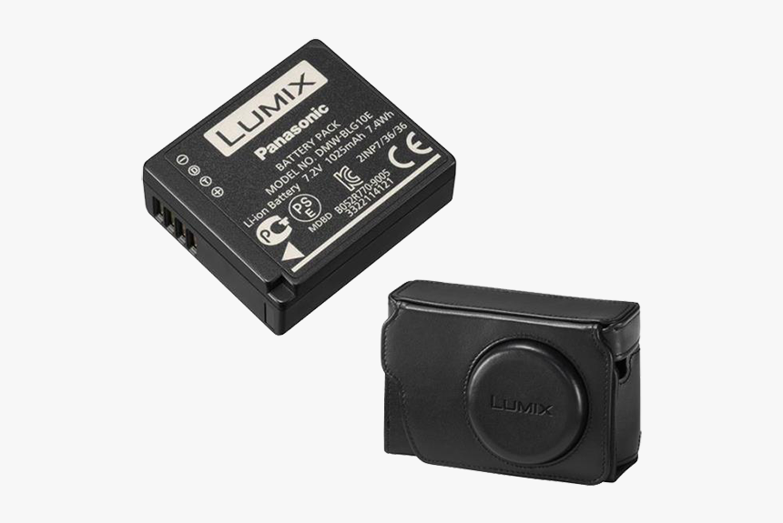 Panasonic Tz80 Leather Case And Battery Kit - Electronics, HD Png Download