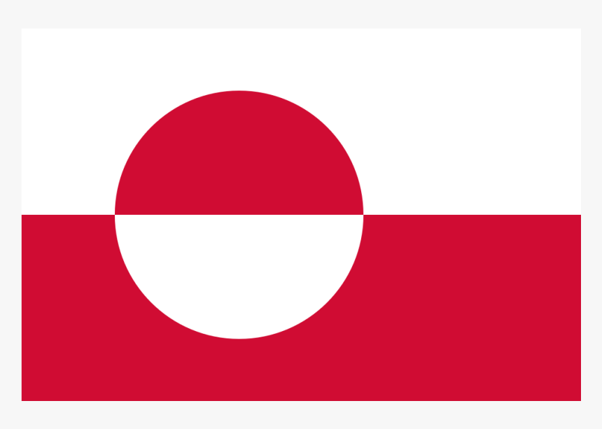 Gl Greenland Flag Icon - Greenland Vector Flag, HD Png Download