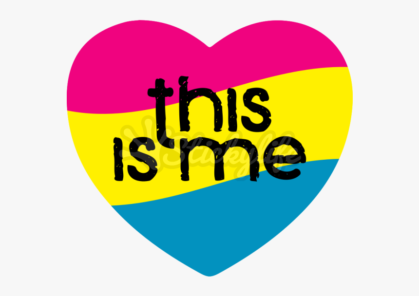 National Coming Out Day Pansexual Heart Magnet - Heart, HD Png Download