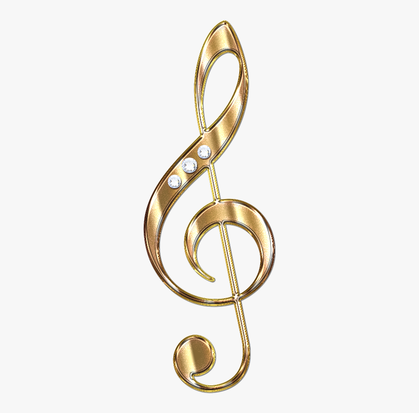 Transparent Background Music Png Gold, Png Download