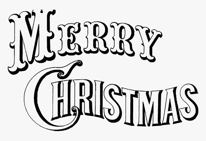 Free Country Cliparts Black, Download Free Clip Art, - Merry Christmas Clipart Black And White, HD Png Download