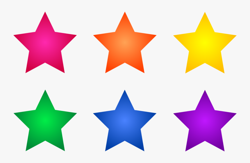 Clipart Stars Free Images 2 Clipartbarn New Year Clip - Colorful Stars Clip Art, HD Png Download