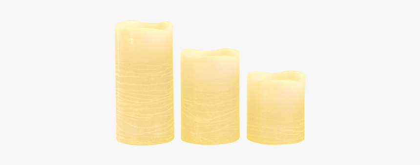 Ivory Pillar Wax Candle X3 - Advent Candle, HD Png Download
