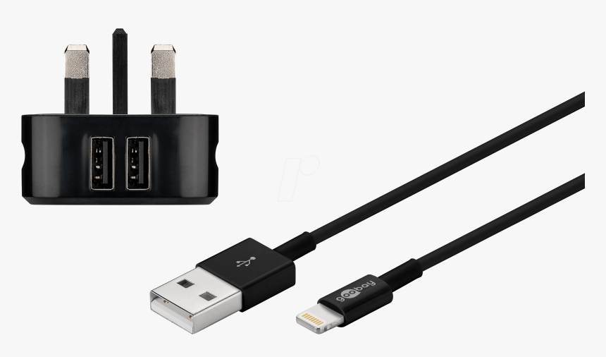 Apple Lightning Charging Kit Goobay - Micro Usb Power Supply, HD Png Download