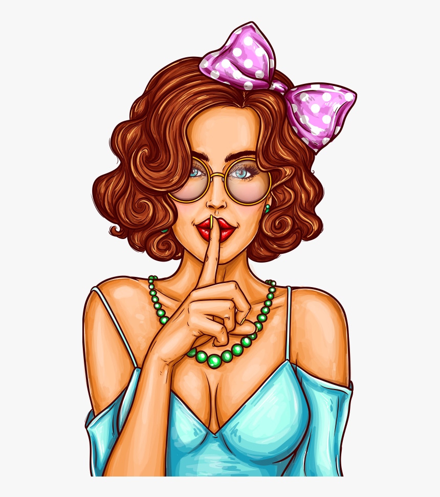 Girl Pop Art Png Image Free Download Searchpng - Pop Art Girl Png, Transparent Png